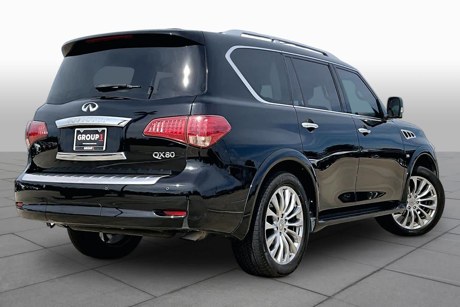 2015 INFINITI QX80  Black Obsidian at AutoNation USA Katy