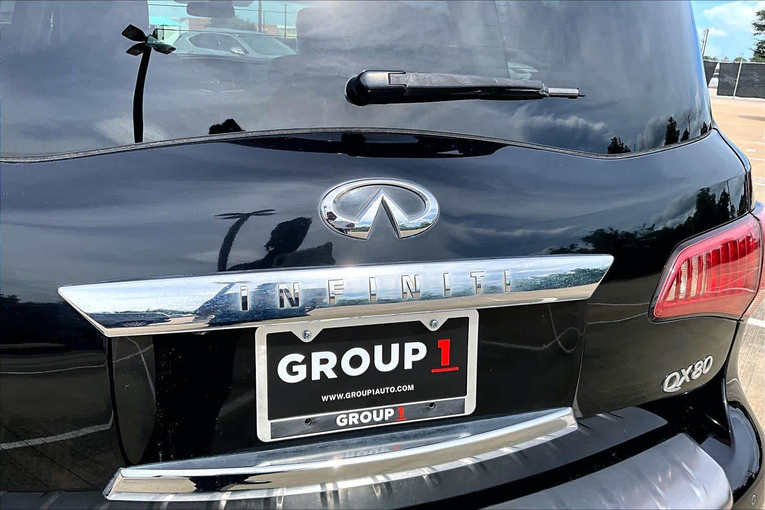 2015 INFINITI QX80  Black Obsidian at AutoNation USA Katy