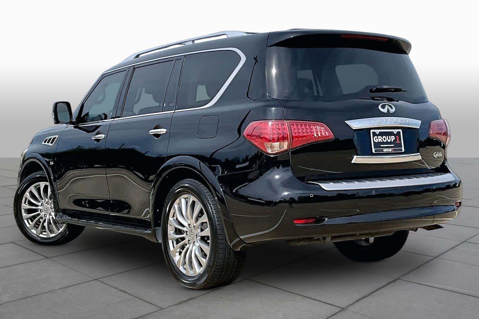 2015 INFINITI QX80  Black Obsidian at AutoNation USA Katy