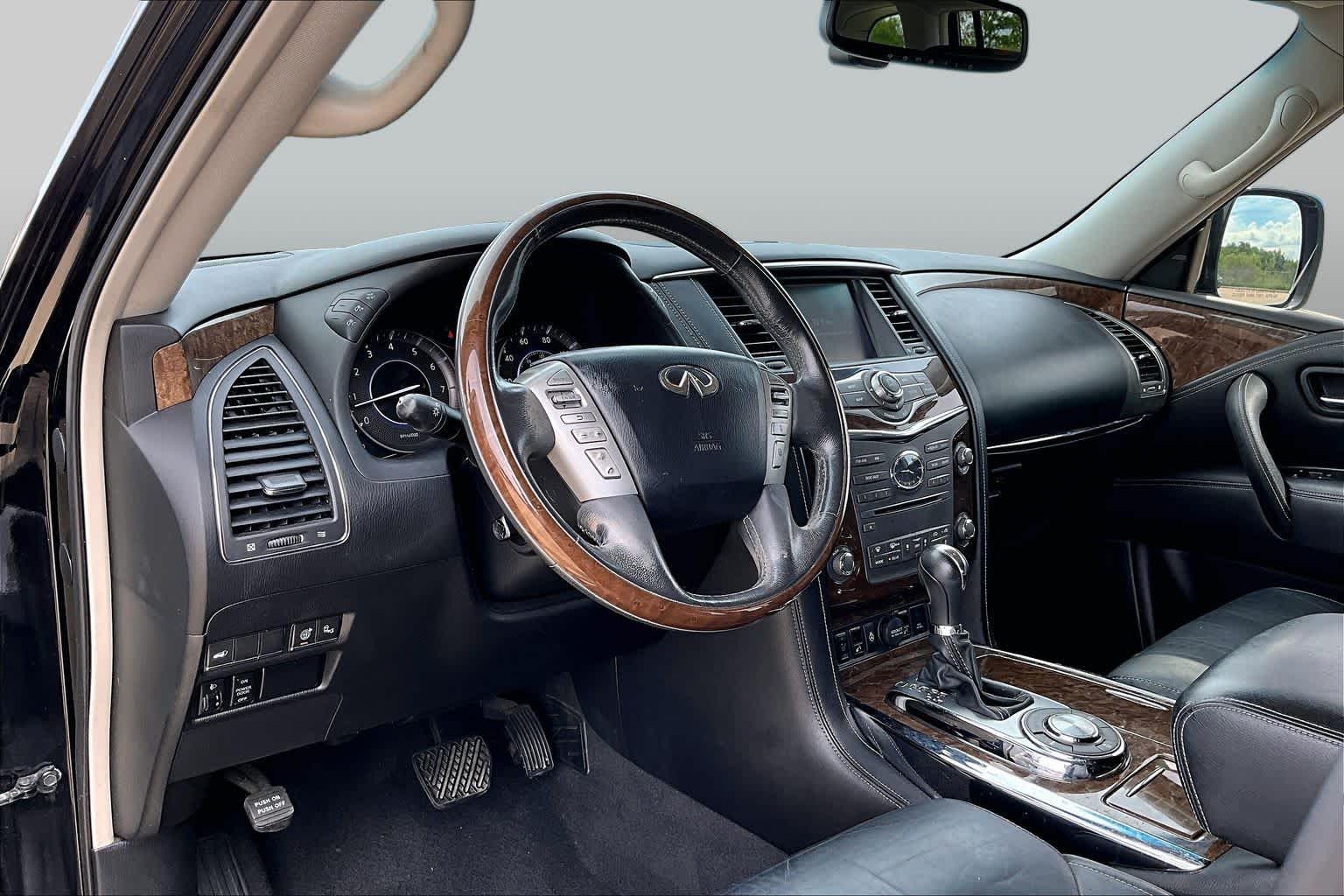 2015 INFINITI QX80  Black Obsidian at AutoNation USA Katy