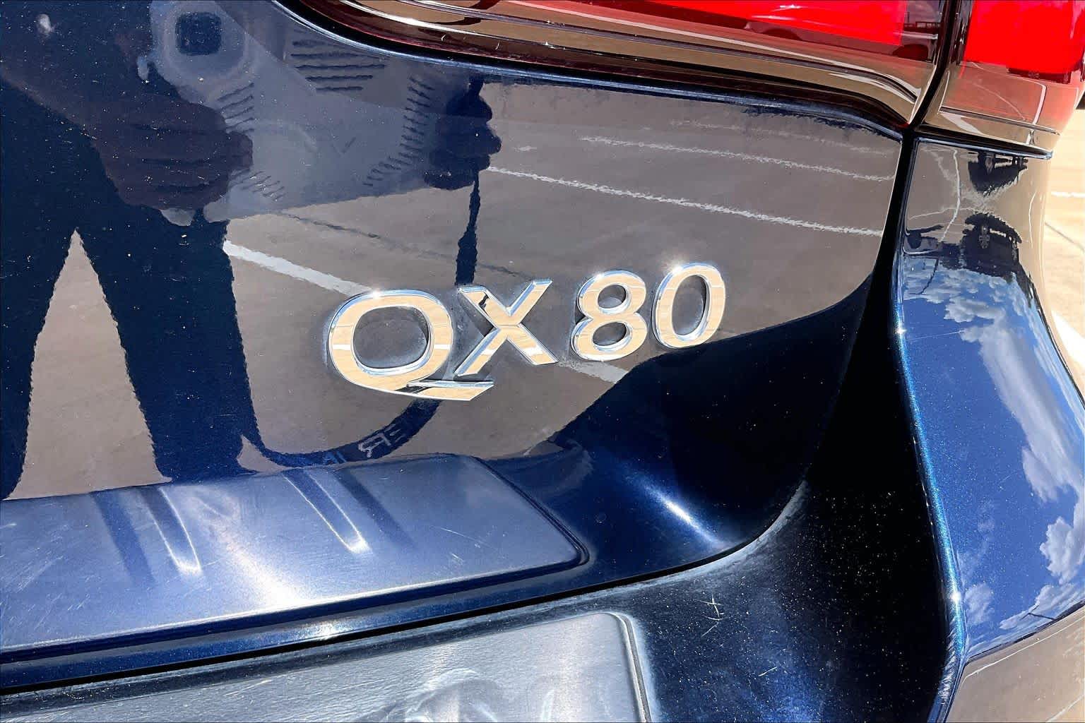 2019 INFINITI QX80 LUXE Hermosa Blue at HGreg Houston