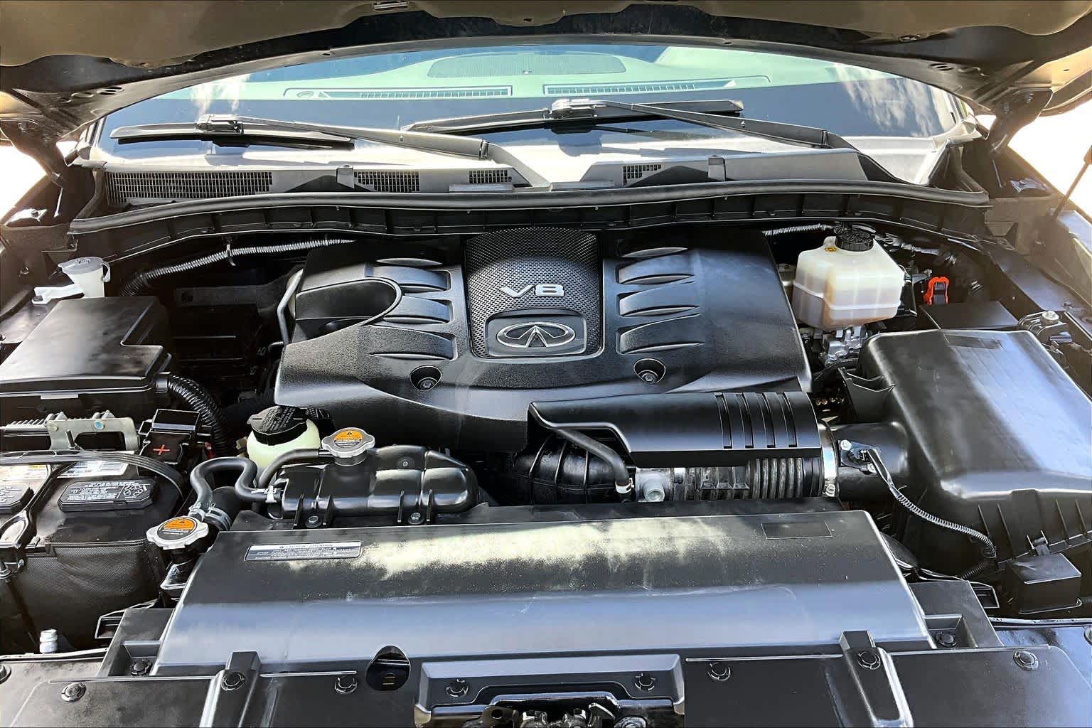 2019 INFINITI QX80 LUXE Hermosa Blue at HGreg Houston