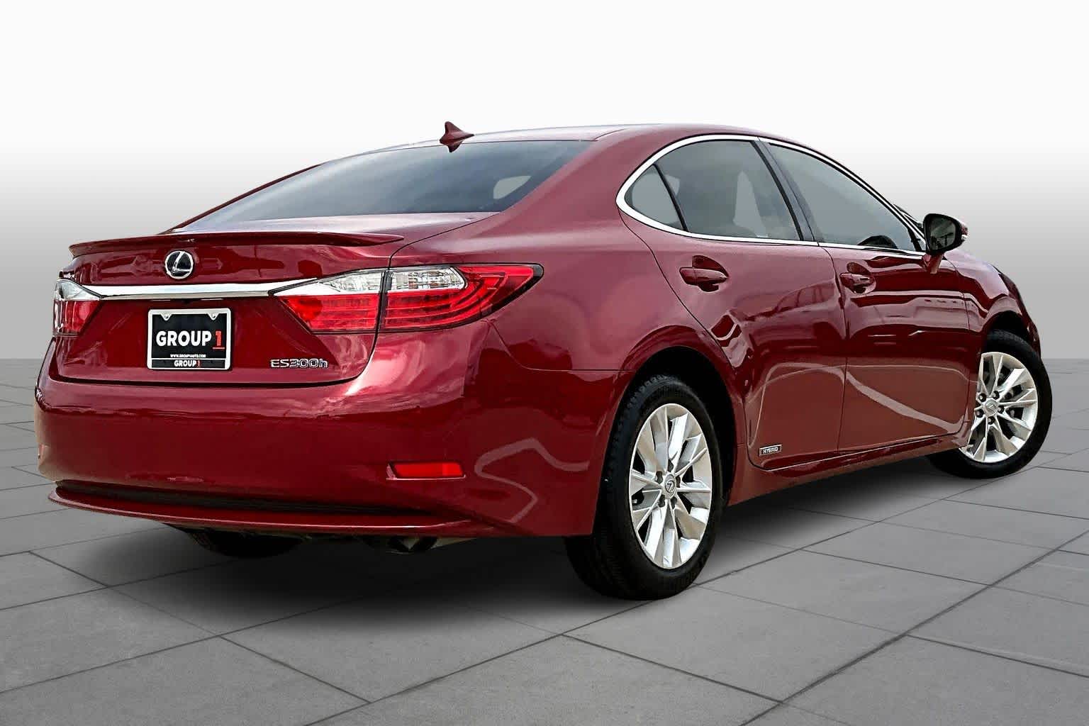 2014 Lexus ES 300h Hybrid Matador Red Mica at Sterling McCall Lexus