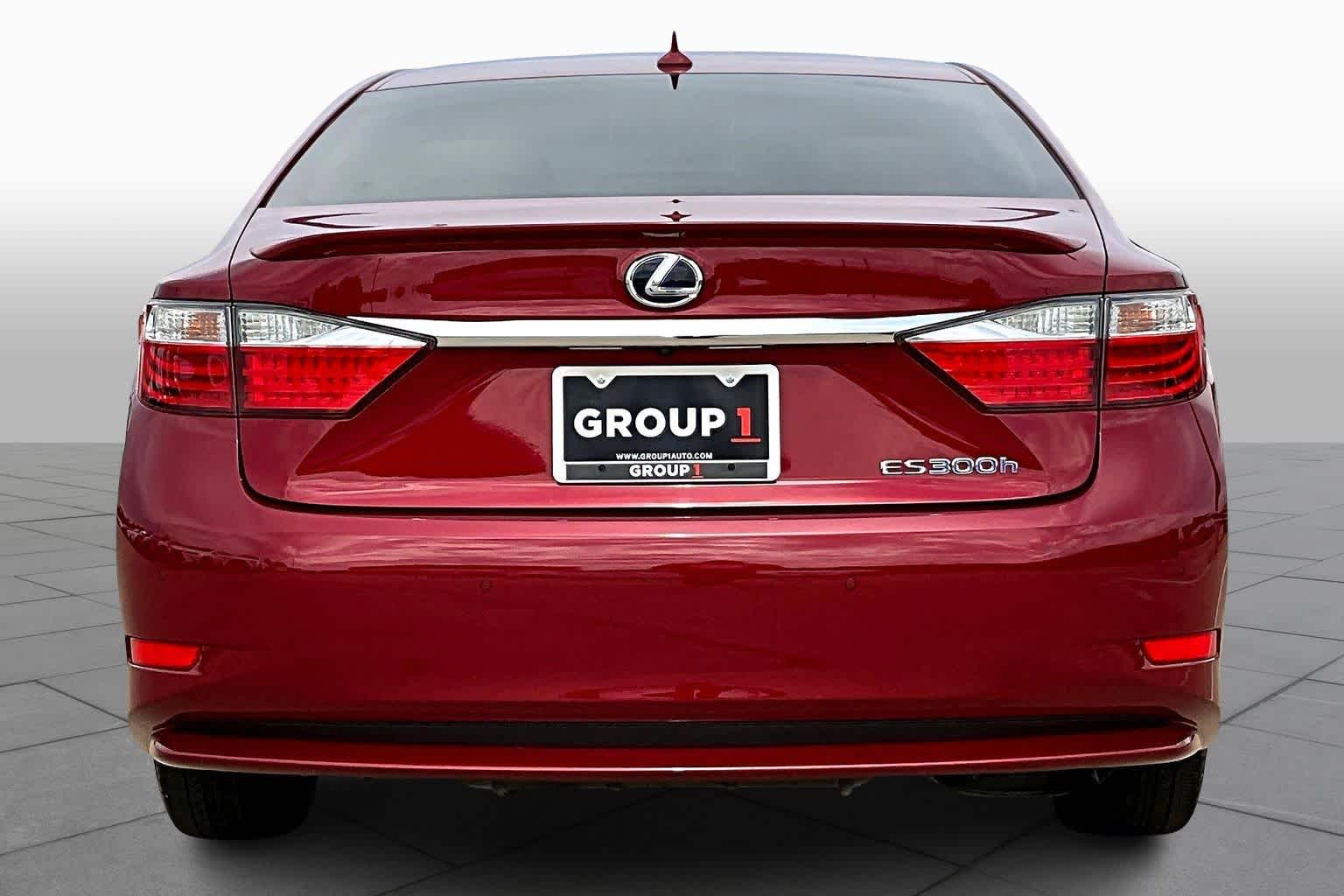 2014 Lexus ES 300h Hybrid Matador Red Mica at Sterling McCall Lexus