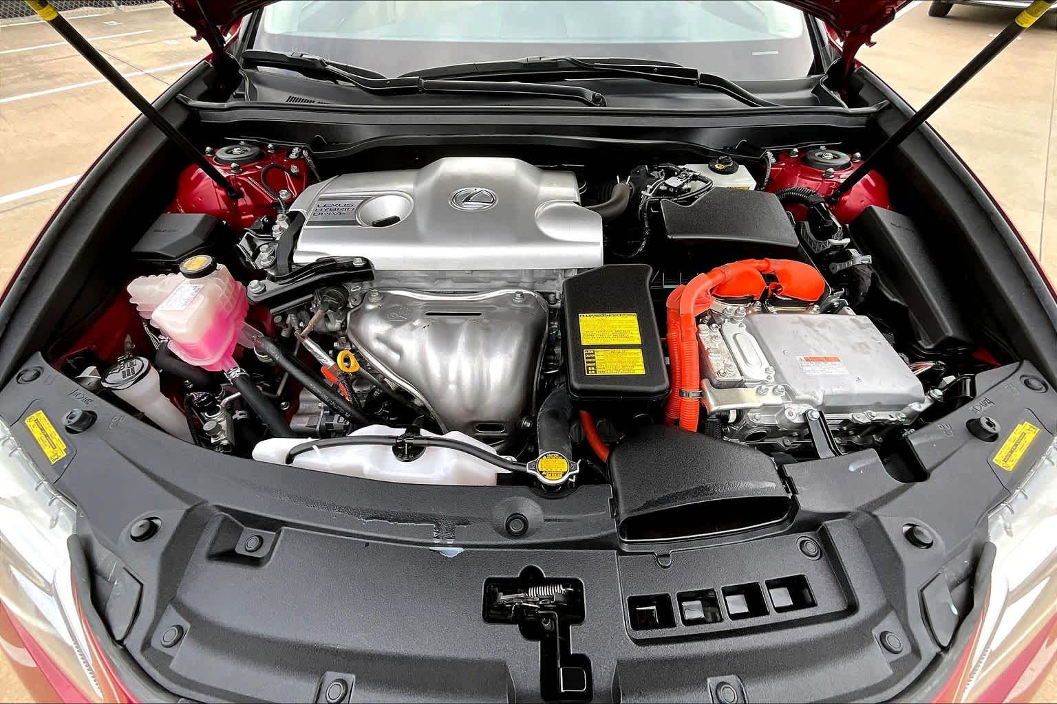 2014 Lexus ES 300h Hybrid Matador Red Mica at Sterling McCall Lexus