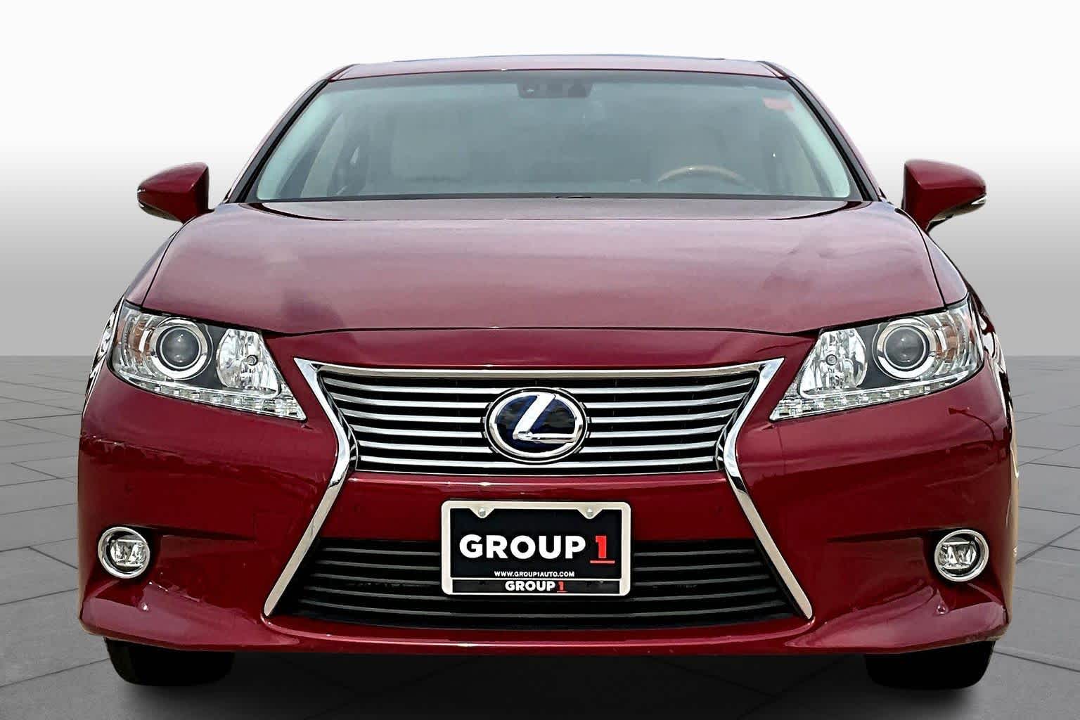 2014 Lexus ES 300h Hybrid Matador Red Mica at Sterling McCall Lexus
