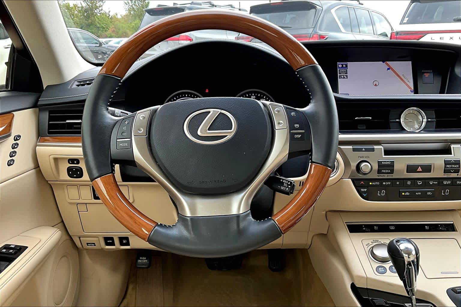 2014 Lexus ES 300h Hybrid Matador Red Mica at Sterling McCall Lexus