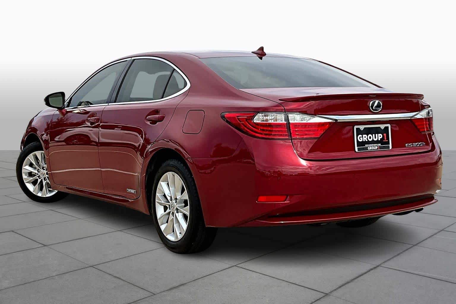2014 Lexus ES 300h Hybrid Matador Red Mica at Sterling McCall Lexus