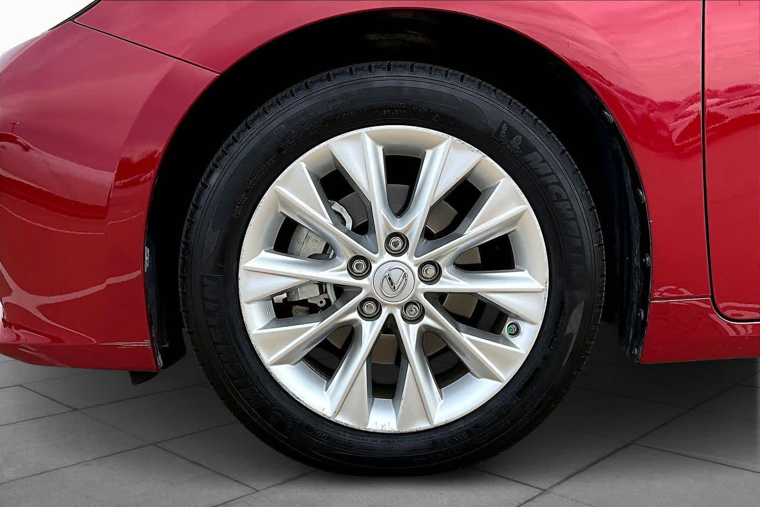 2014 Lexus ES 300h Hybrid Matador Red Mica at Sterling McCall Lexus