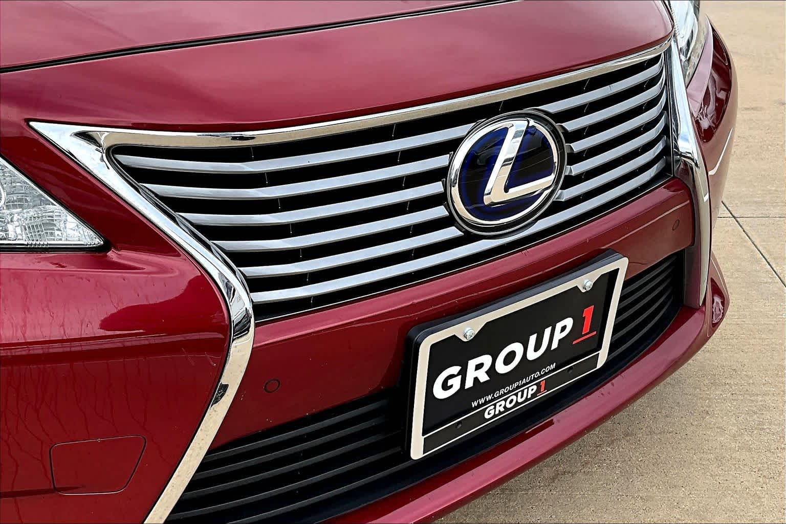 2014 Lexus ES 300h Hybrid Matador Red Mica at Sterling McCall Lexus