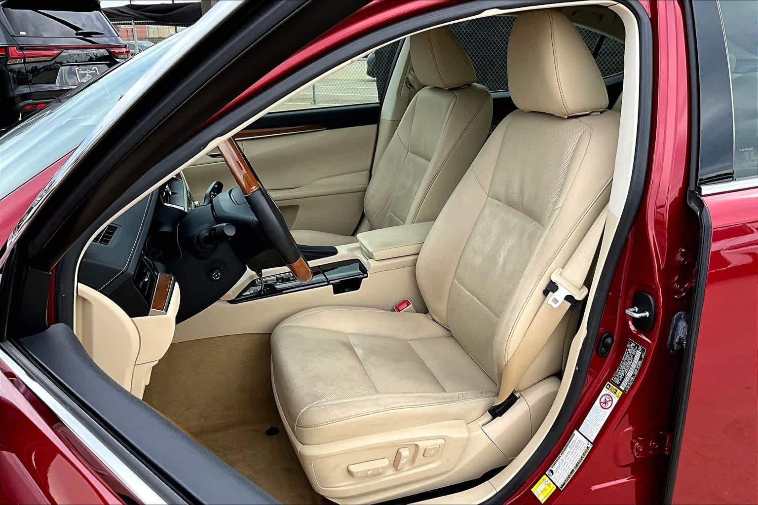 2014 Lexus ES 300h Hybrid Matador Red Mica at Sterling McCall Lexus