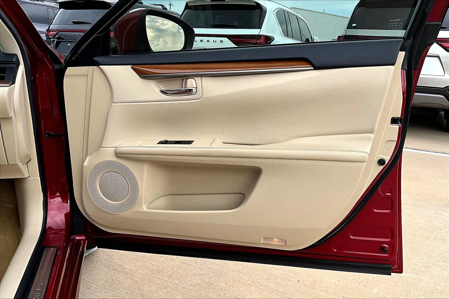 2014 Lexus ES 300h Hybrid Matador Red Mica at Sterling McCall Lexus