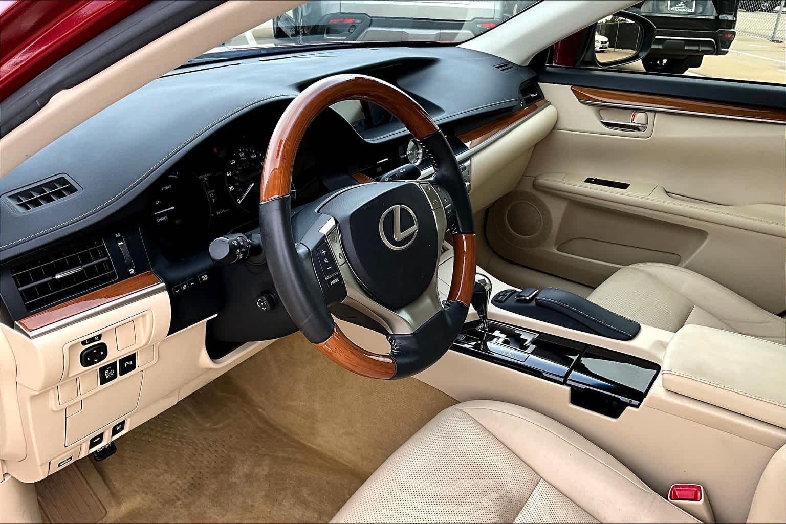 2014 Lexus ES 300h Hybrid Matador Red Mica at Sterling McCall Lexus