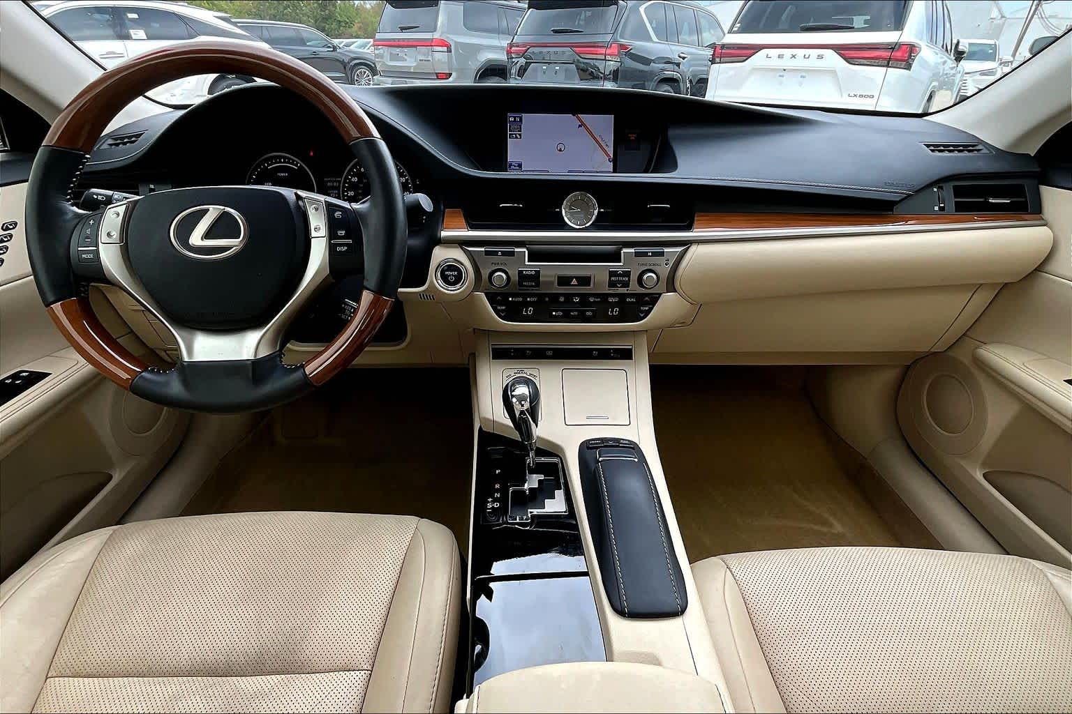 2014 Lexus ES 300h Hybrid Matador Red Mica at Sterling McCall Lexus