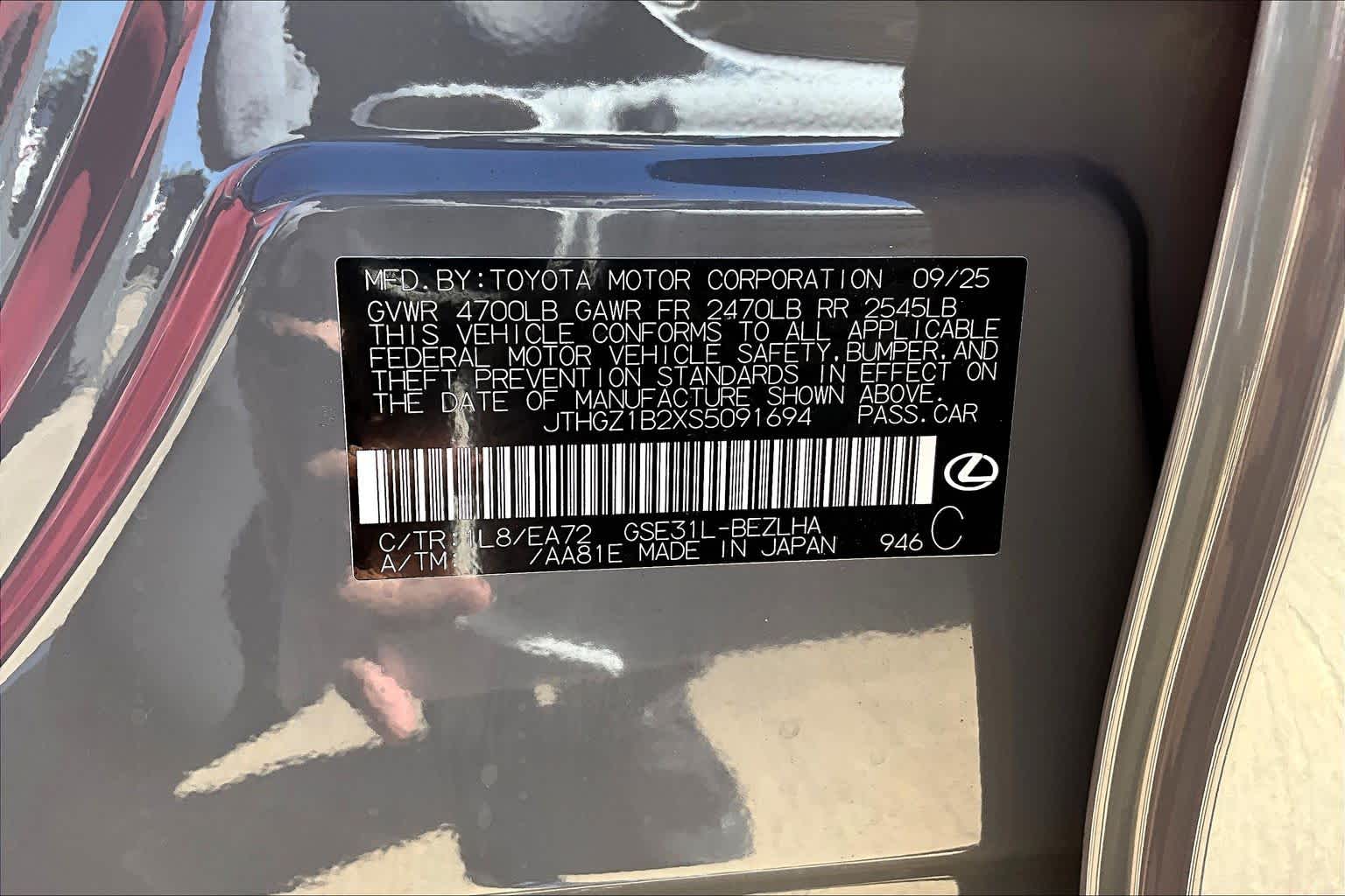 2025 Lexus IS F SPORT  Incognito at Sterling McCall Lexus of Clear Lake