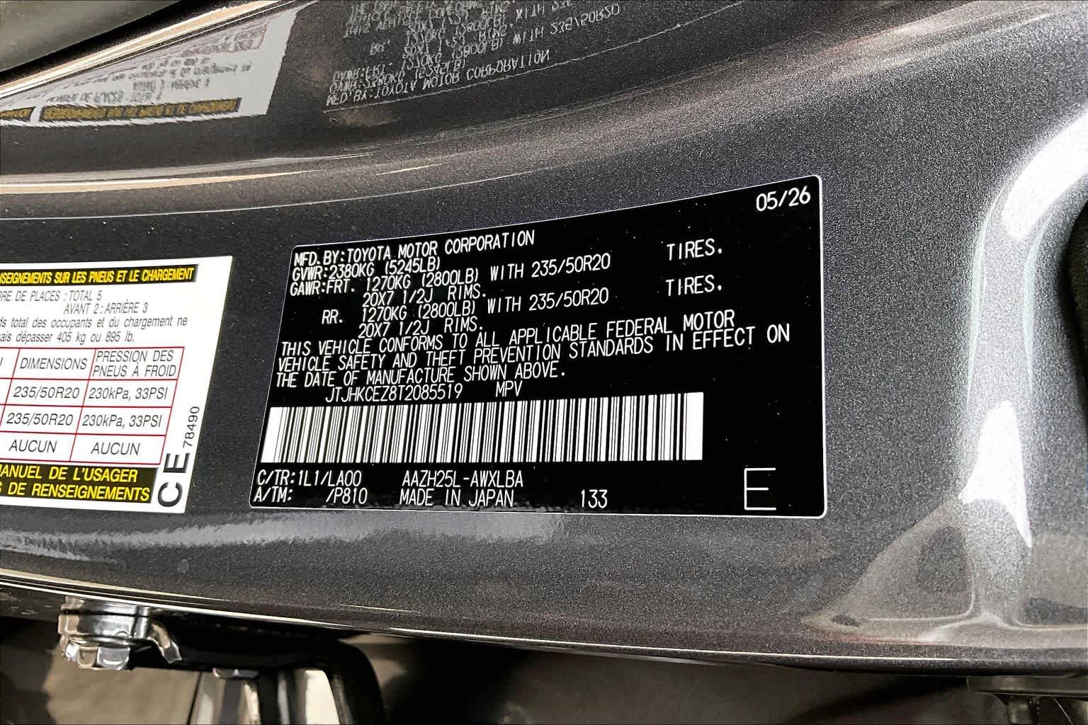 2026 Lexus NX 350h Luxury  Cloudburst Gray at Lexus of Clear Lake