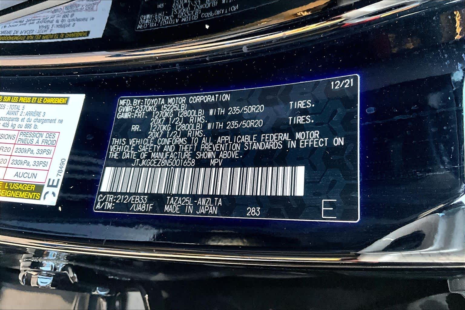 2022 Lexus NX F SPORT Handling  Obsidian at Lexus of Clear Lake