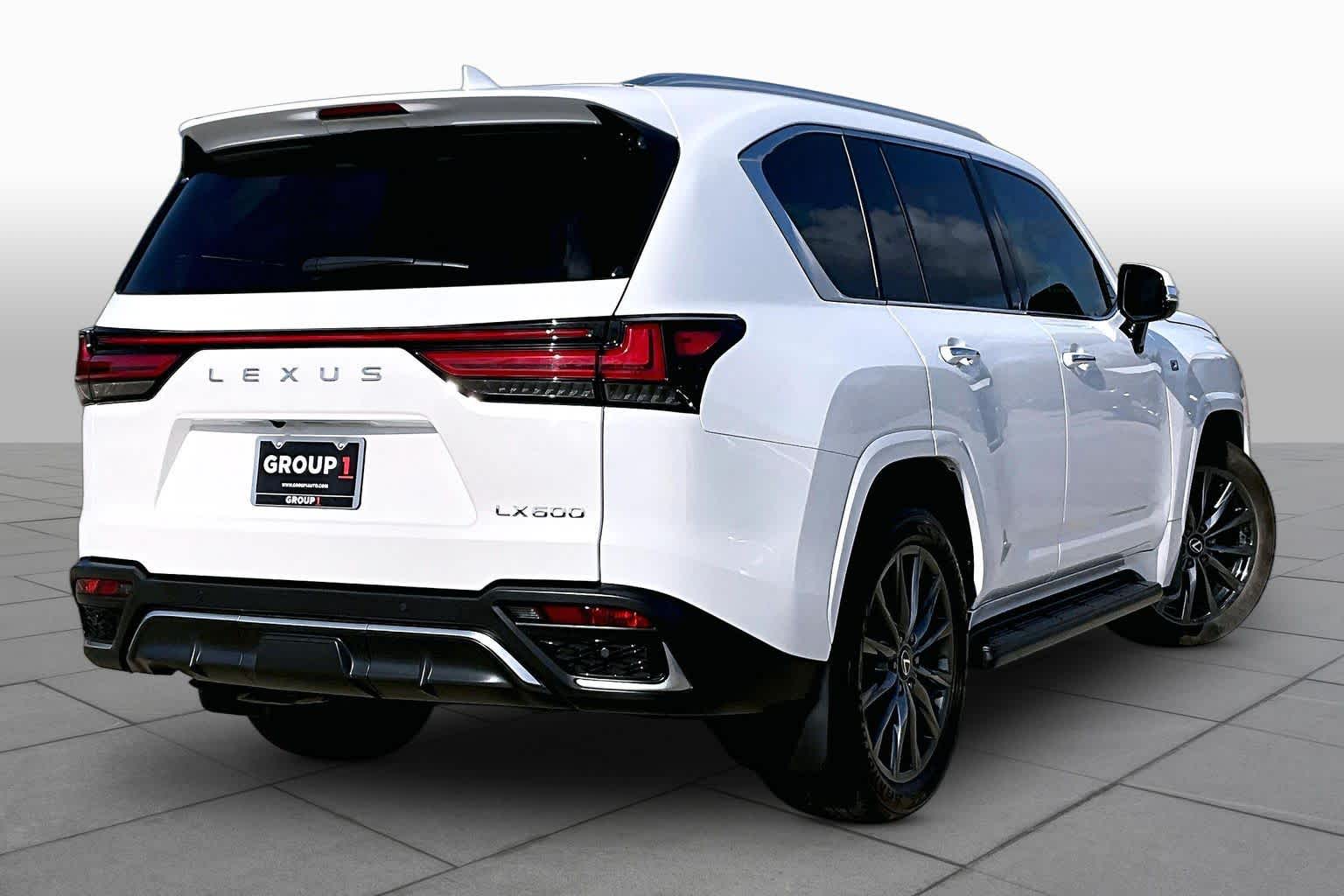 2024 Lexus LX 600 F SPORT  Ultra White at Lexus of Clear Lake