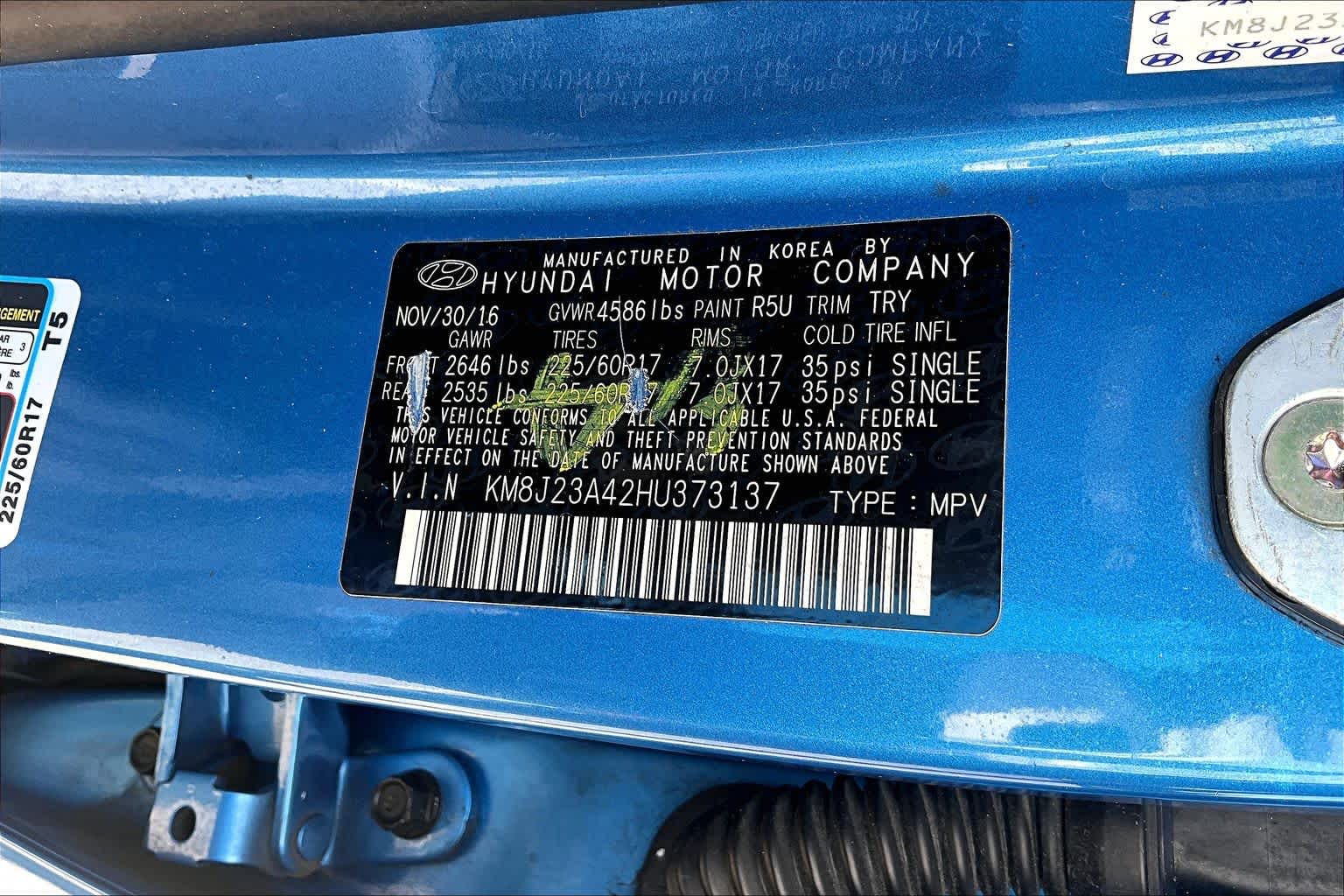 2017 Hyundai Tucson photo 35 of 35
