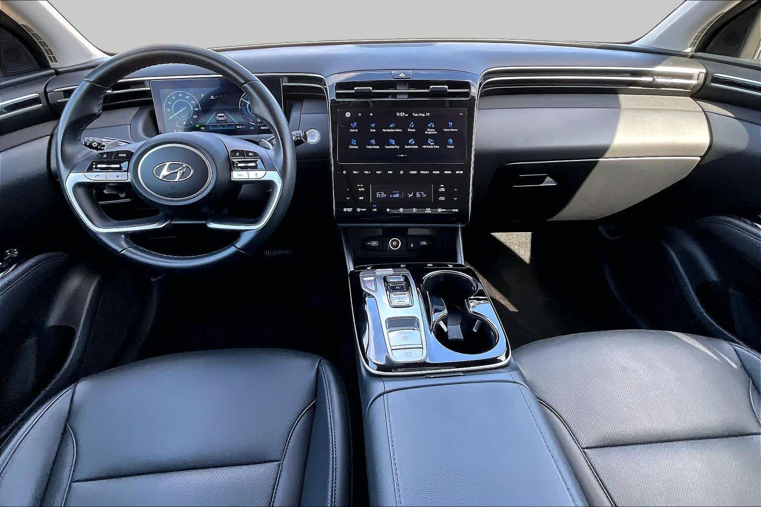 2023 Hyundai Tucson Hybrid SEL Convenience Serenity White Pearl at AutoNation USA Houston