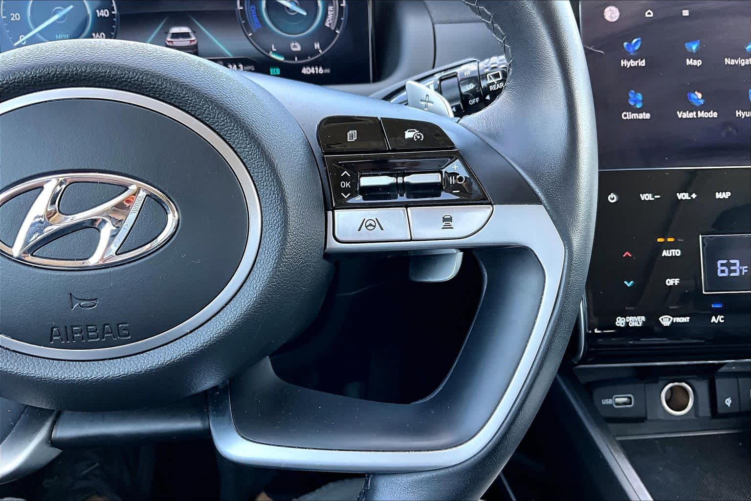 2023 Hyundai Tucson Hybrid SEL Convenience Serenity White Pearl at AutoNation USA Houston