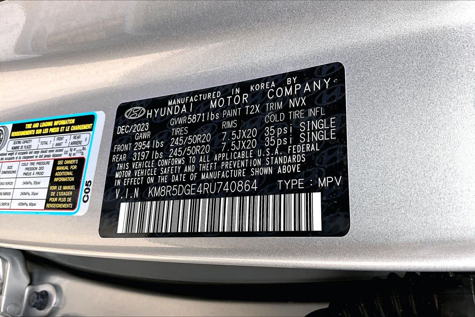 2024 Hyundai Palisade Limited Typhoon Silver at Ron Craft Chevrolet Cadillac