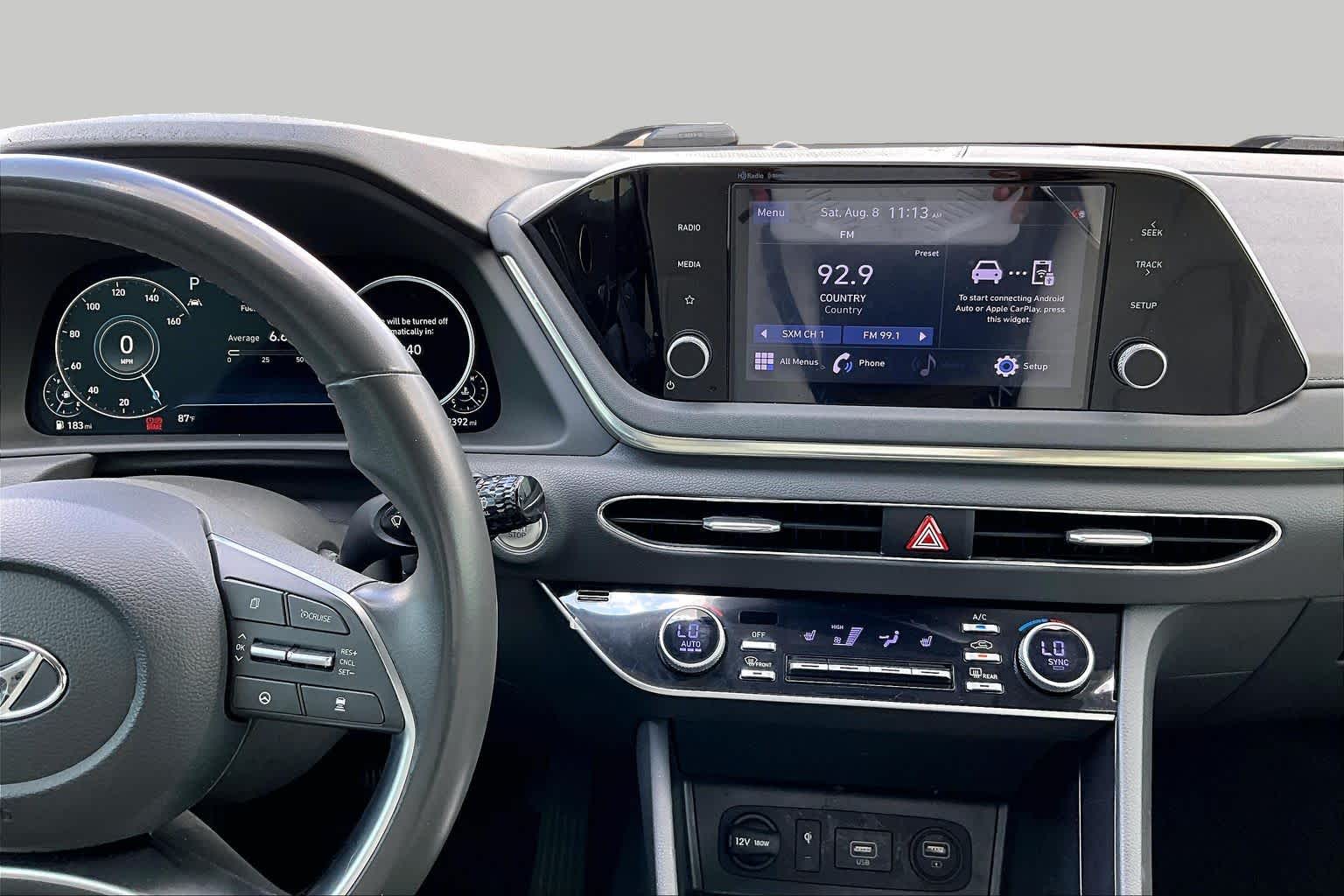 2022 Hyundai Sonata SEL Phantom Black at Tomball Ford