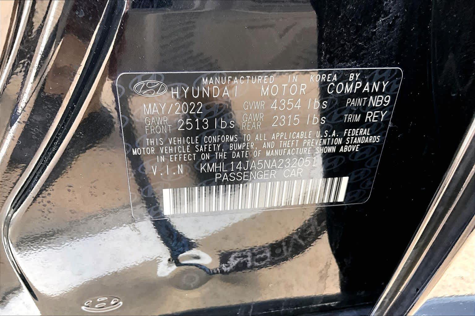 2022 Hyundai Sonata SEL Phantom Black at Tomball Ford