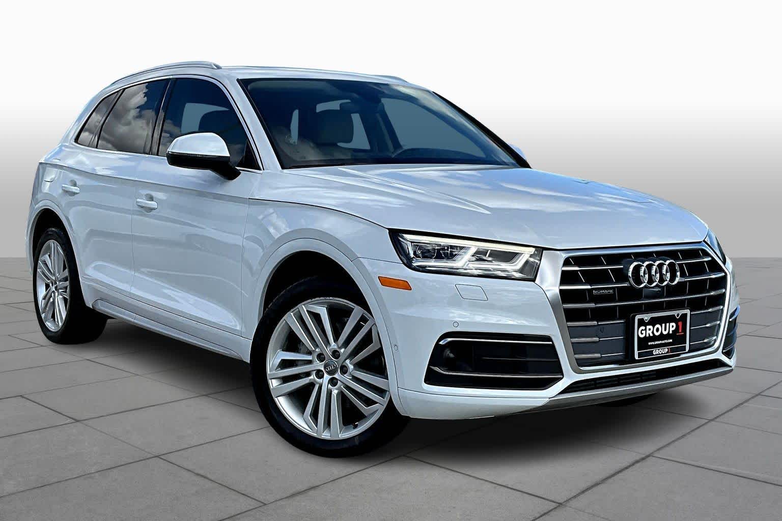 2019 Audi Q5 Prestige Ibis White at AutoNation Toyota Gulf Fwy