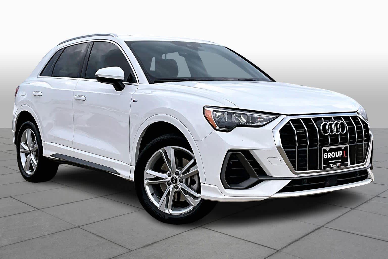 2022 Audi Q3 S line Premium Glacier White Metallic at Lexus of Clear Lake