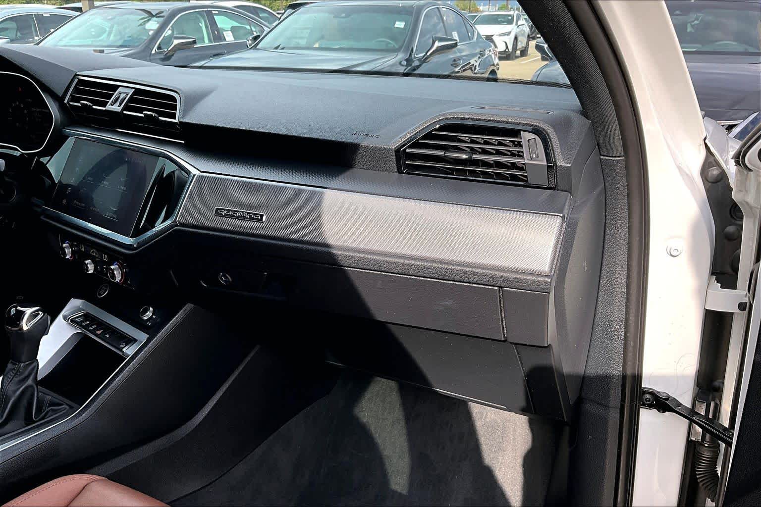 2022 Audi Q3 S line Premium Glacier White Metallic at Lexus of Clear Lake