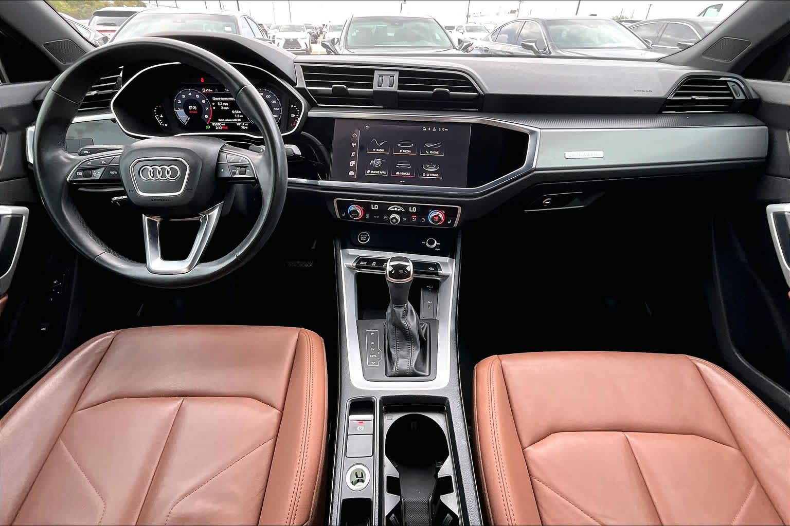 2022 Audi Q3 S line Premium Glacier White Metallic at Lexus of Clear Lake