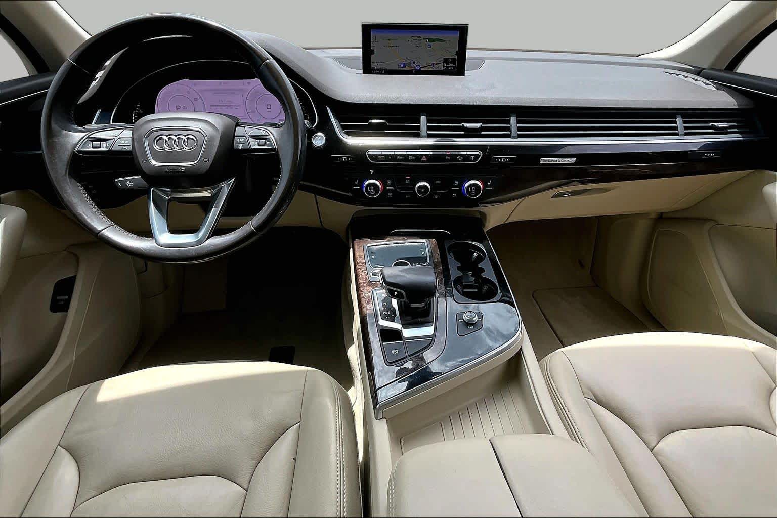 2017 Audi Q7 Premium Plus Glacier White Metallic at Lexus of Clear Lake