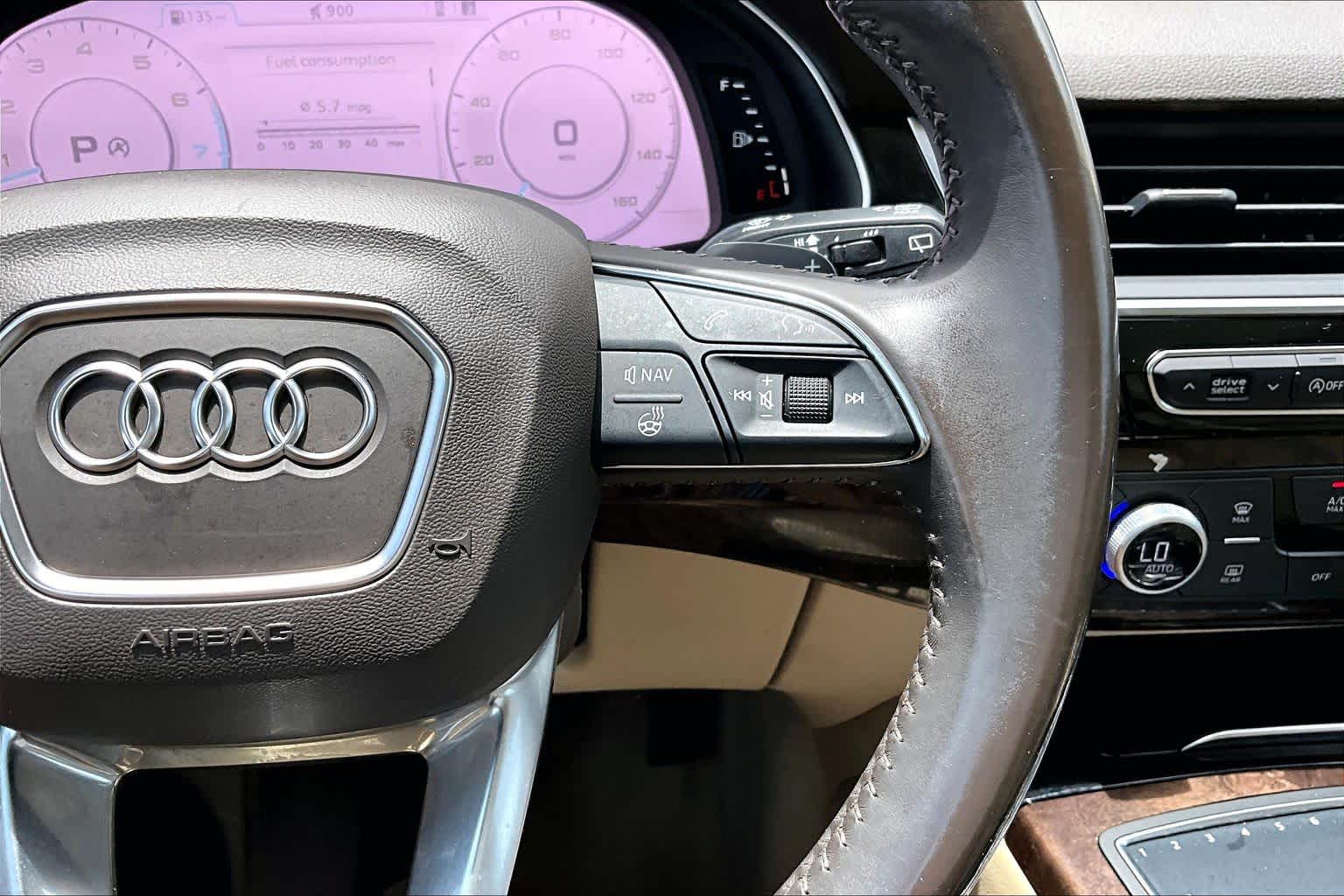 2017 Audi Q7 Premium Plus Glacier White Metallic at Lexus of Clear Lake
