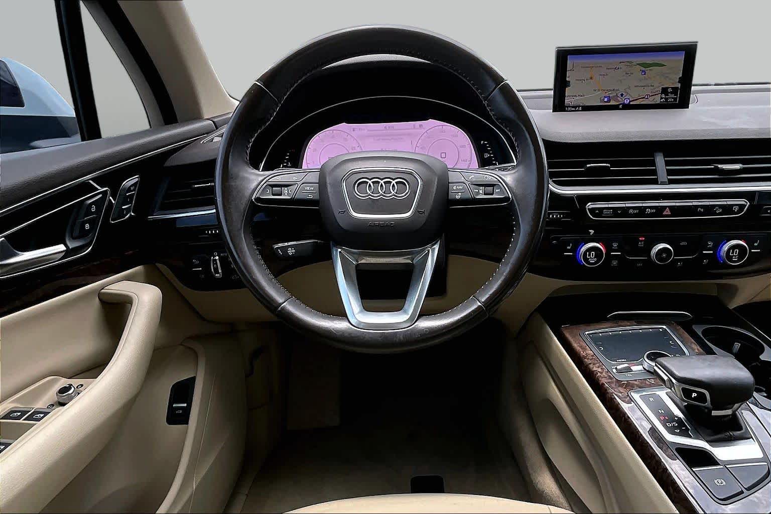 2017 Audi Q7 Premium Plus Glacier White Metallic at Lexus of Clear Lake
