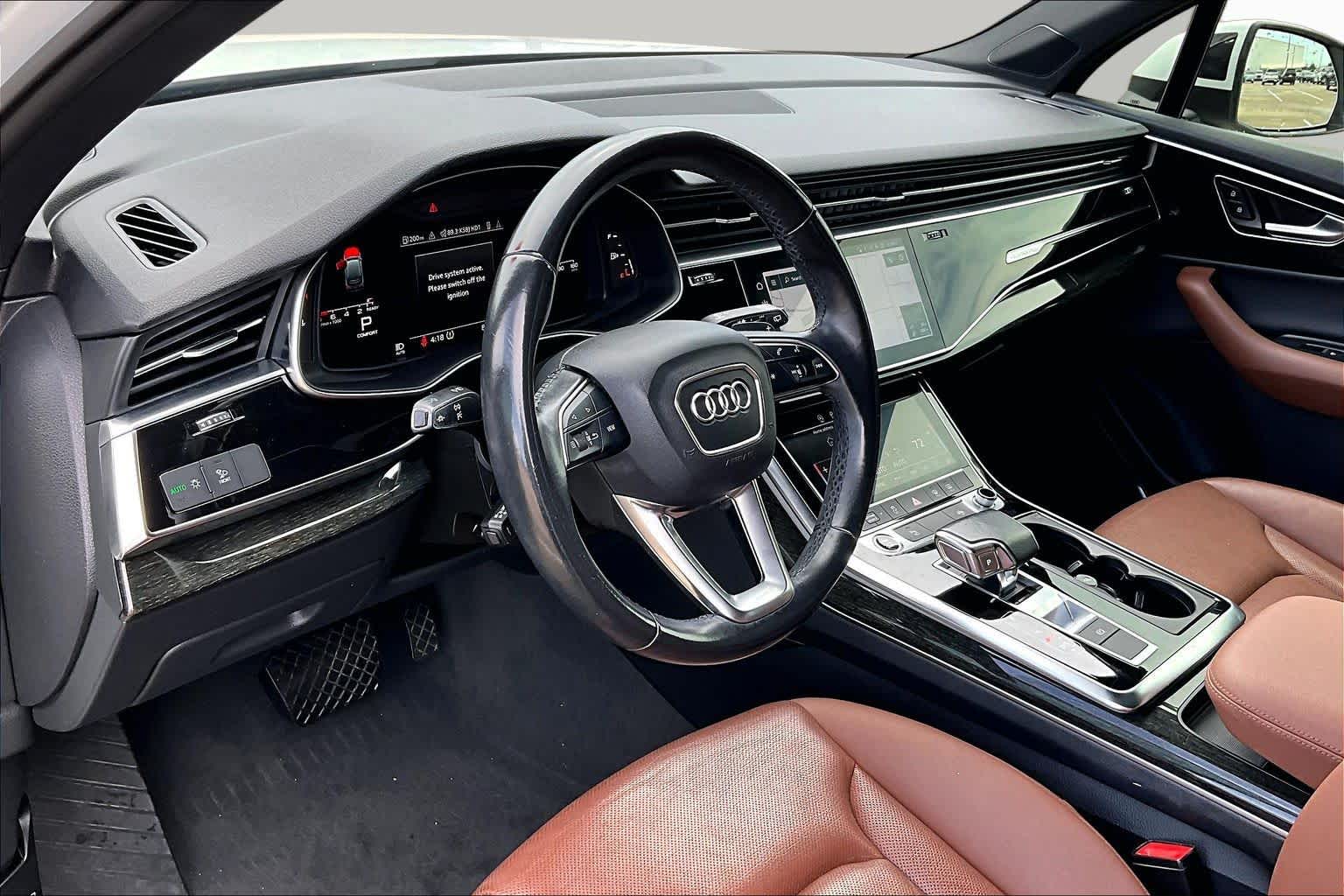 2021 Audi Q7 Premium Plus Carrara White at Lexus of Clear Lake