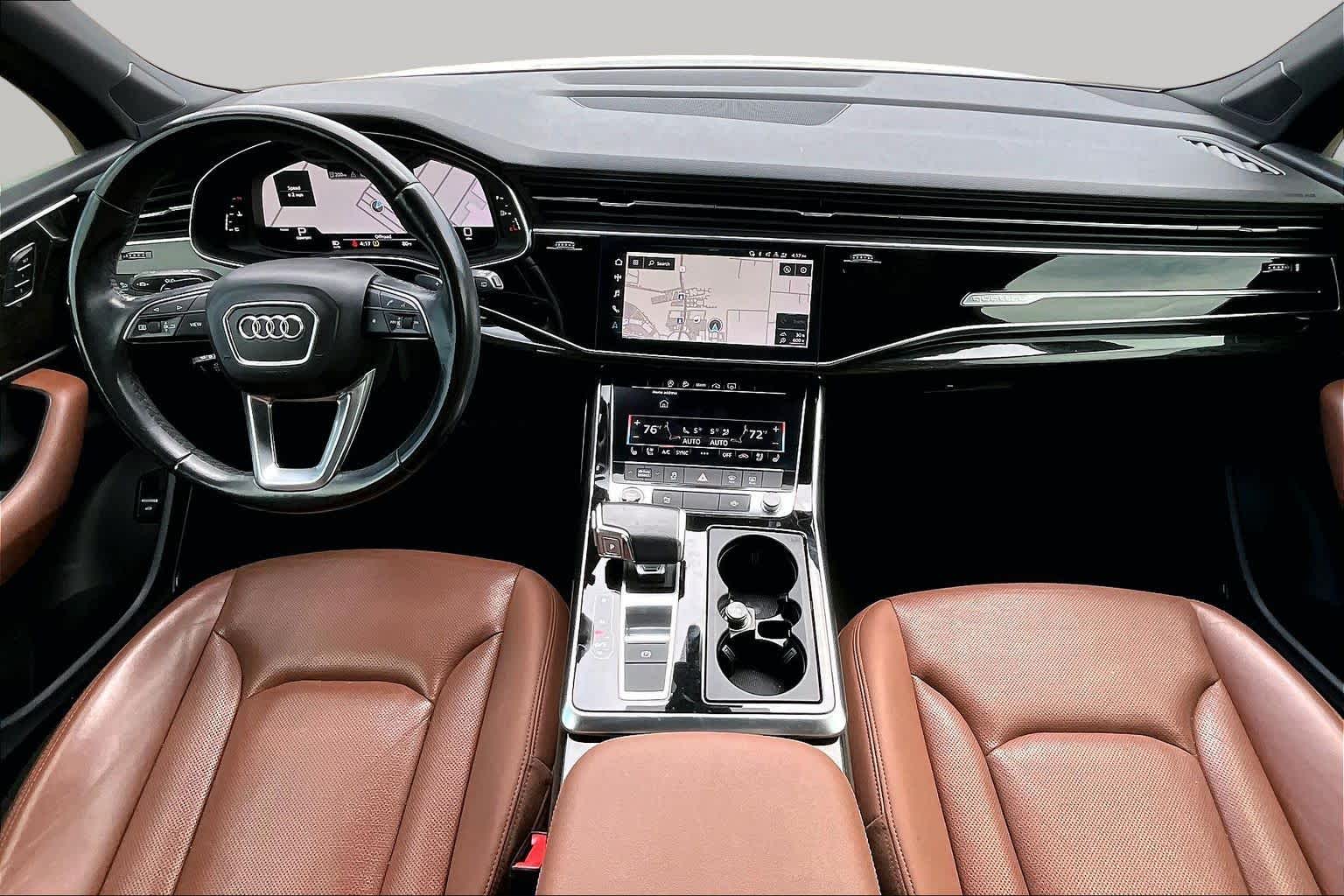2021 Audi Q7 Premium Plus Carrara White at Lexus of Clear Lake