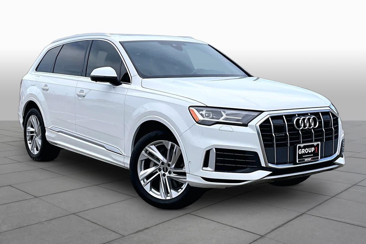 2021 Audi Q7 Premium Plus Carrara White at Lexus of Clear Lake