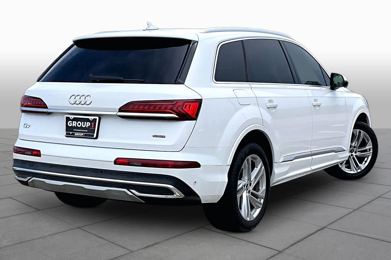 2021 Audi Q7 Premium Plus Carrara White at Lexus of Clear Lake