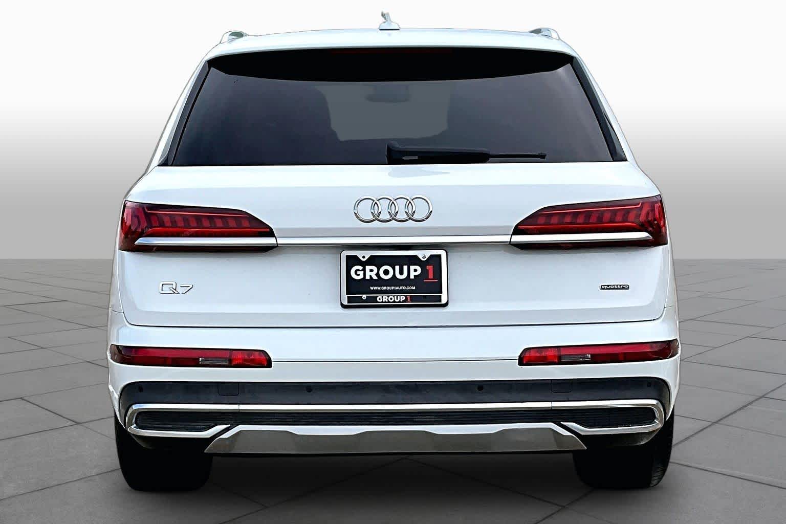 2021 Audi Q7 Premium Plus Carrara White at Lexus of Clear Lake
