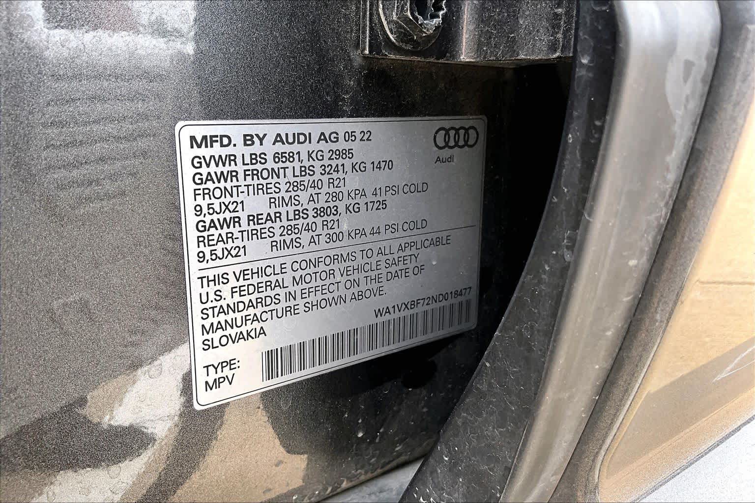 2022 Audi Q7 Prestige Samurai Gray Metallic at Lexus Southwest Houston
