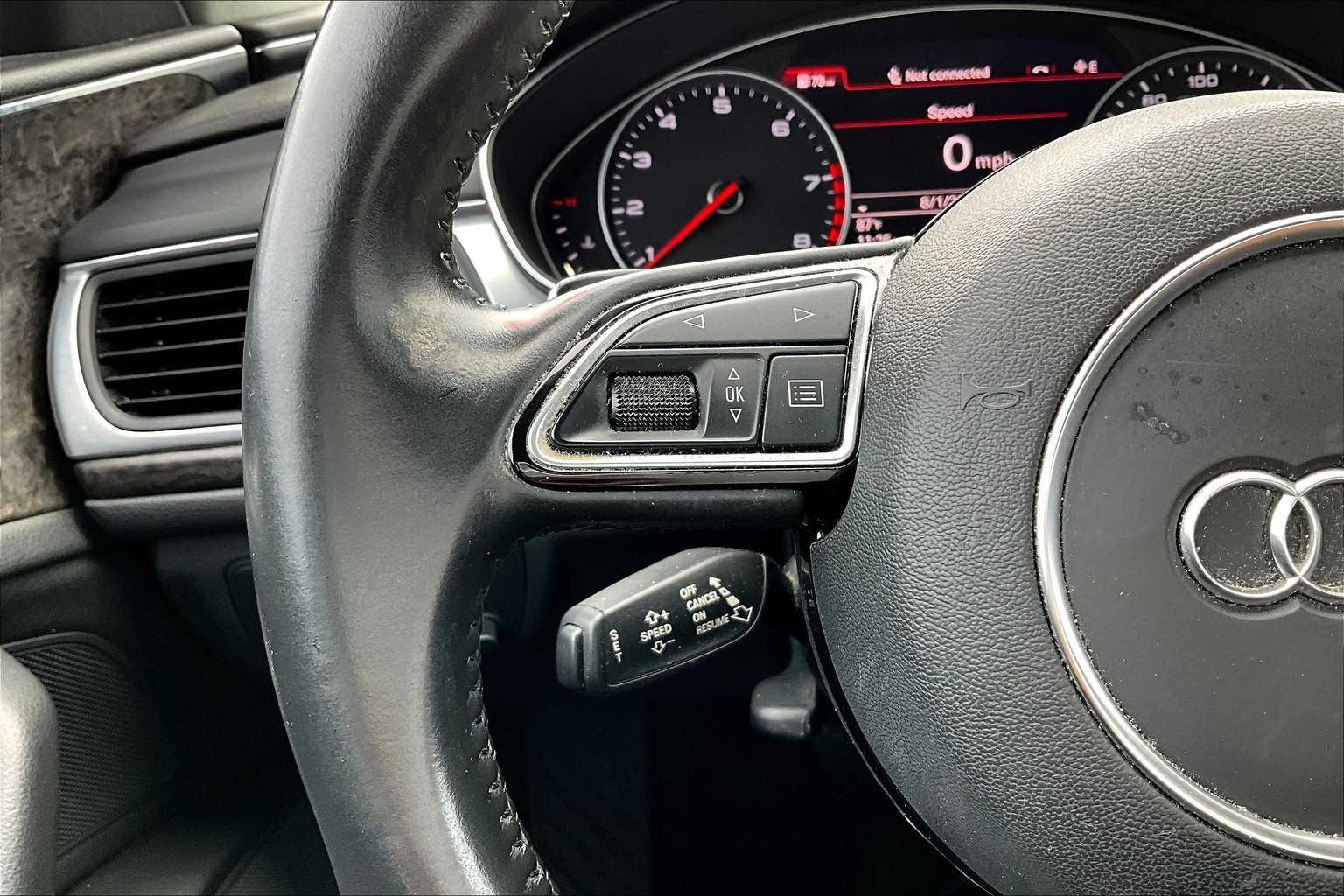 2017 Audi A6 Premium Tornado Gray Metallic at Tomball Ford