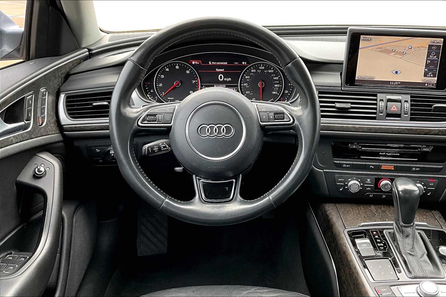 2017 Audi A6 Premium Tornado Gray Metallic at Tomball Ford