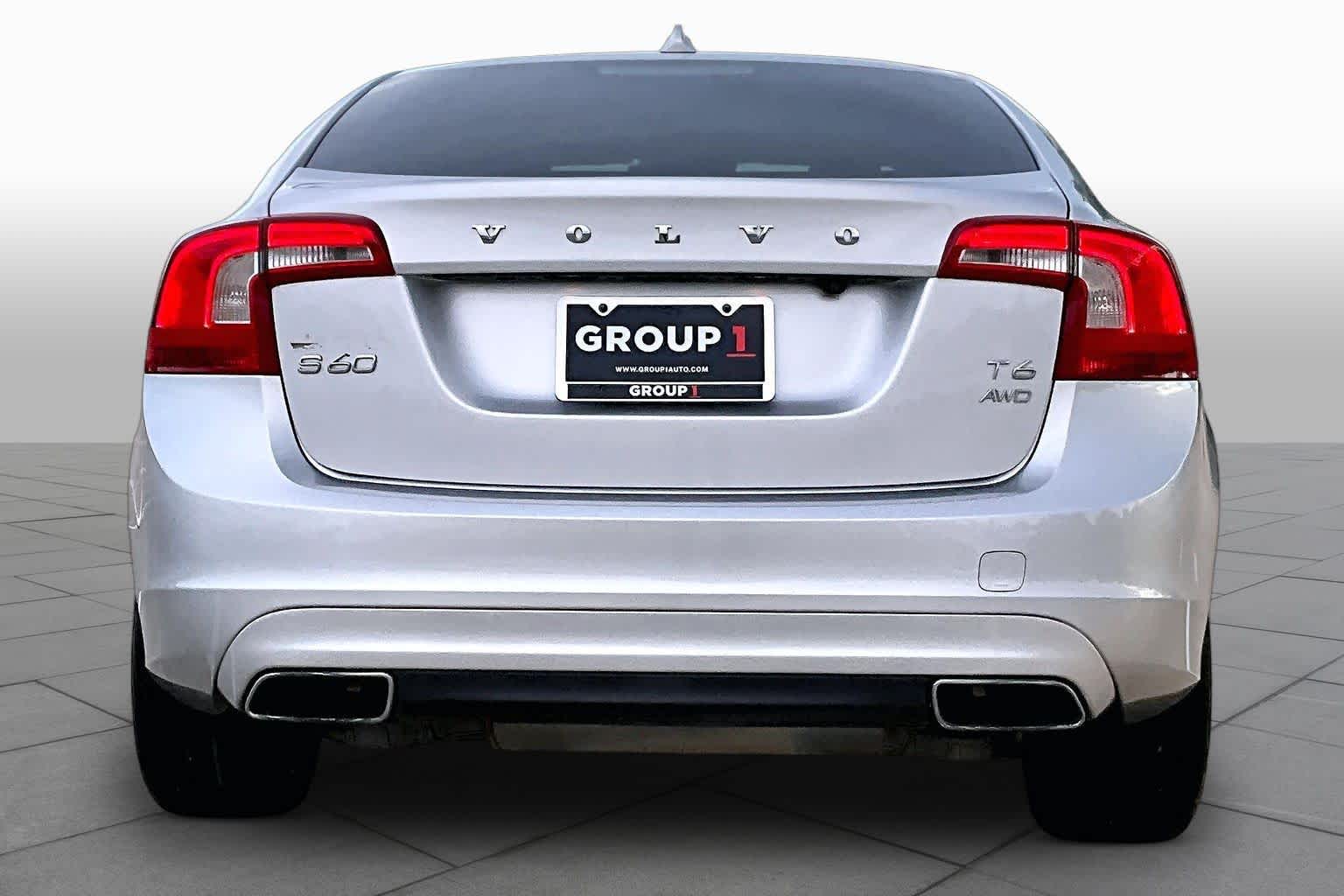2014 Volvo S60 T6 Bright Silver Metallic at Group 1 Toyota Southwest