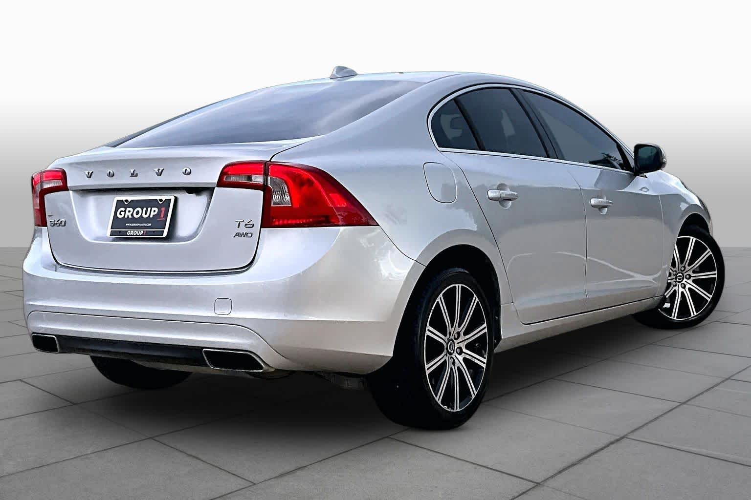 2014 Volvo S60 T6 Bright Silver Metallic at Group 1 Toyota Southwest