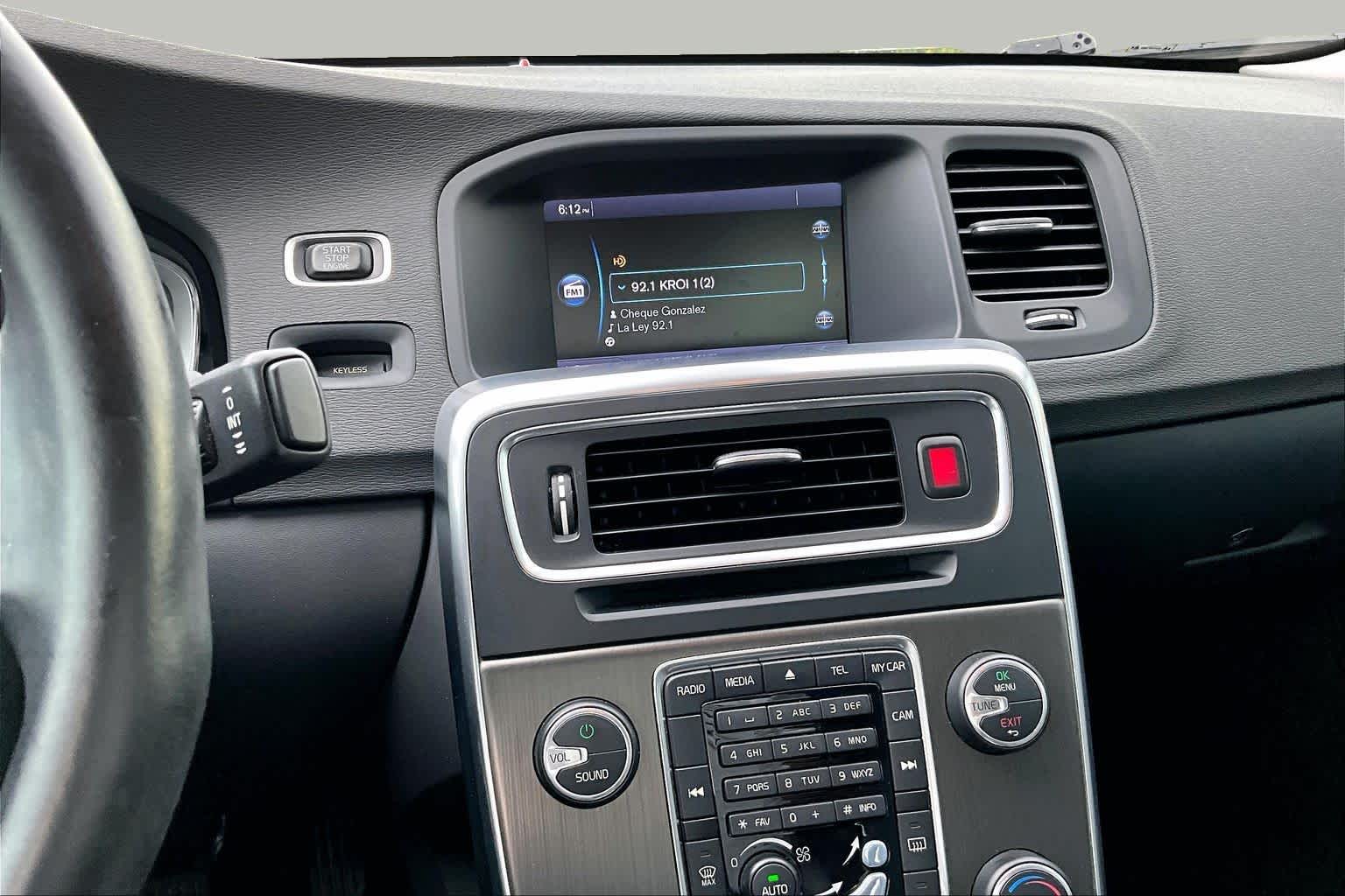 2014 Volvo S60 T6 Bright Silver Metallic at Group 1 Toyota Southwest