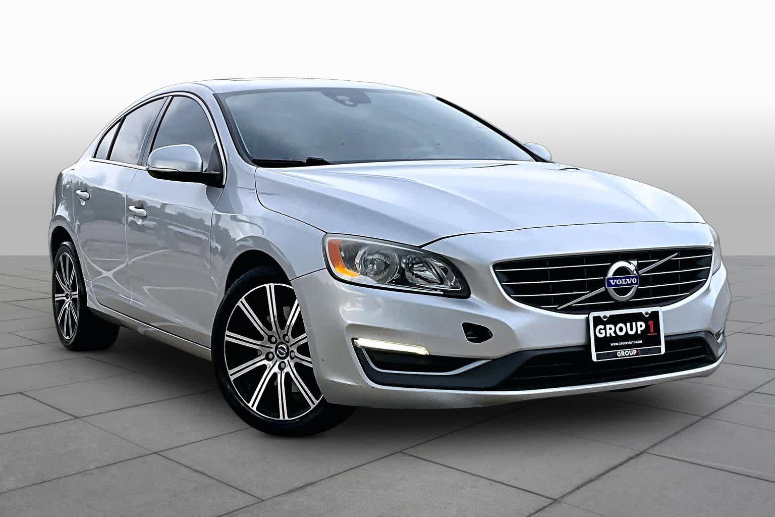 2014 Volvo S60 T6 Bright Silver Metallic at Group 1 Toyota Southwest