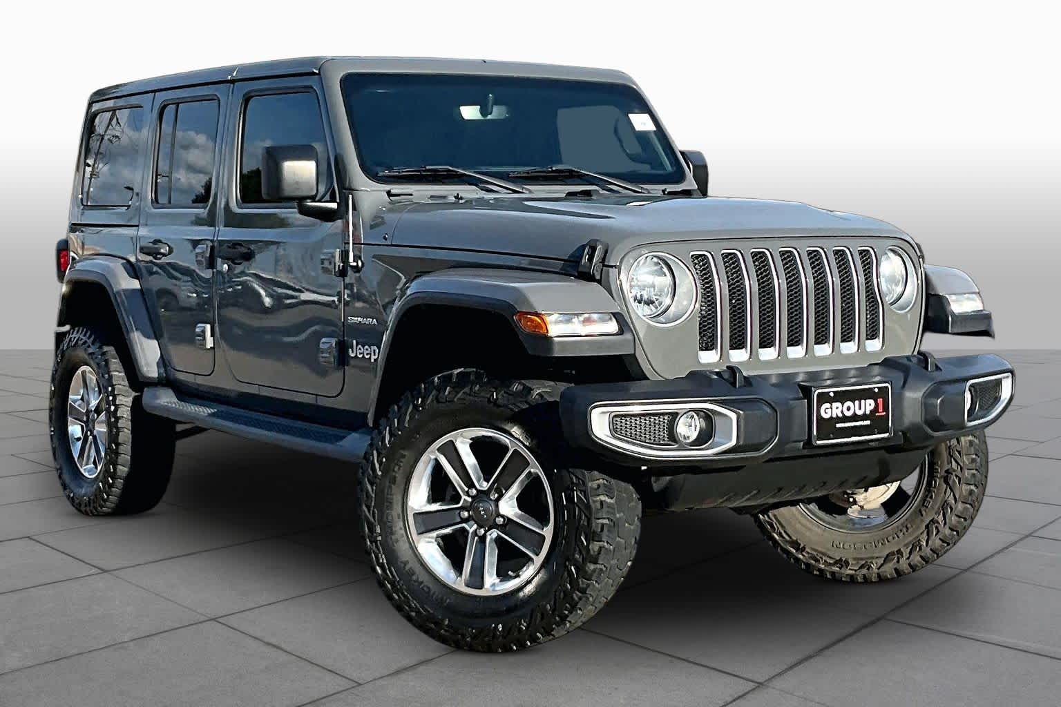 2018 Jeep Wrangler Unlimited Sahara Sting-Gray Clearcoat at Mac Haik CDJR North Houston