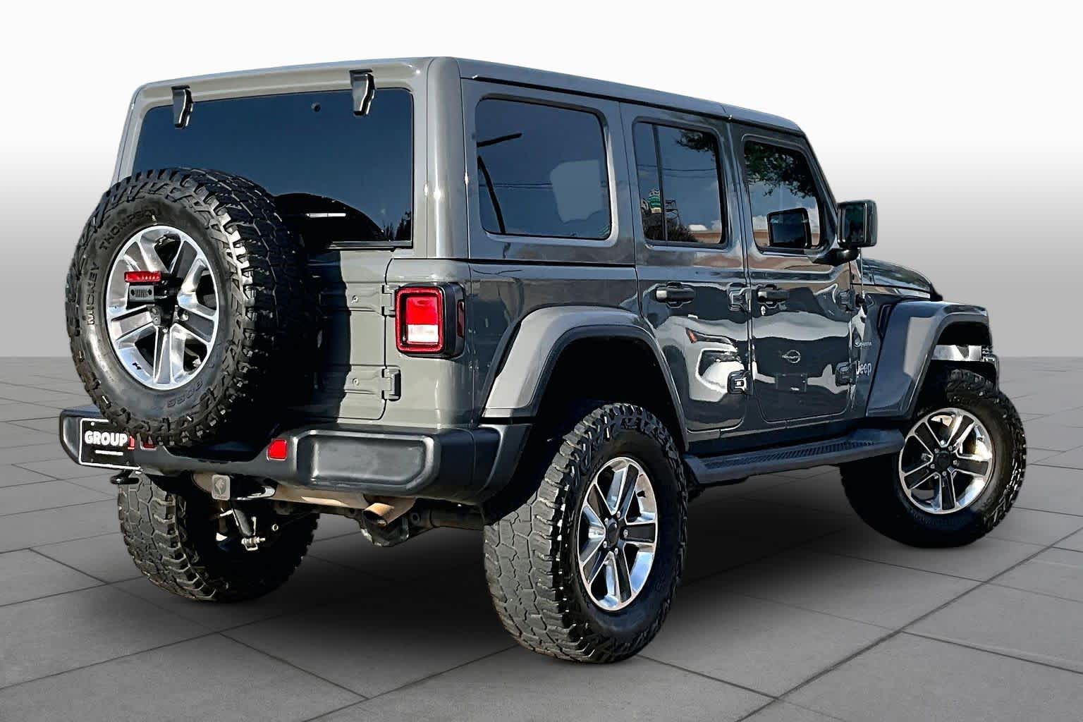2018 Jeep Wrangler Unlimited Sahara Sting-Gray Clearcoat at Mac Haik CDJR North Houston