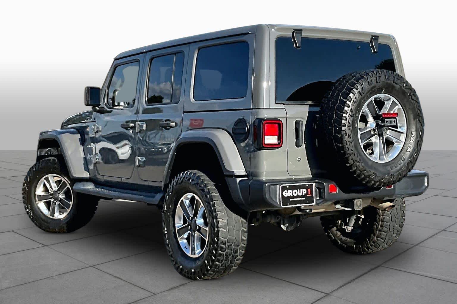 2018 Jeep Wrangler Unlimited Sahara Sting-Gray Clearcoat at Mac Haik CDJR North Houston